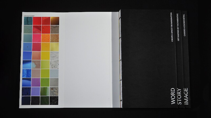 Colour as word, story, image.