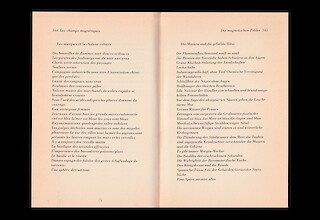 Abb. 2: Auszug aus «Les Champs magnétiques / Die magnetischen Felder» von Philippe Soupault und André Breton, 1920. Reproduktion: Justin Scharer
