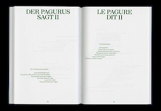 Abb. 3: Auszug der gestalterischen Neuinterpretation von Kathrin Siebenhandl und Justin Scharer, Fachklasse für Informationsgestaltung, UdK Berlin 2023