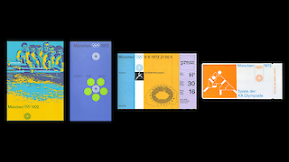 Ill. 2: Selection of works by Otl Aicher. Source: https://www.munich72collected.com/collected