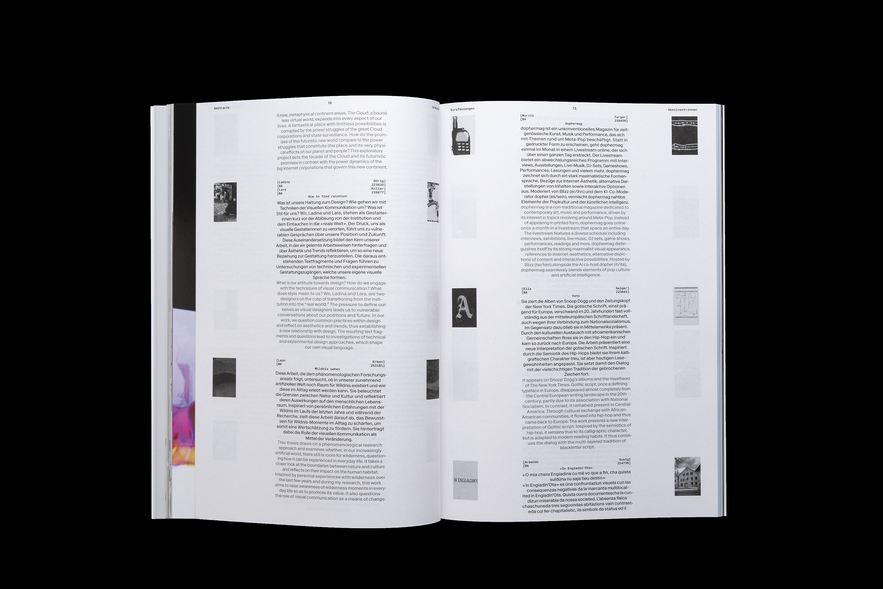 Diplompublikation BA/MA 2024