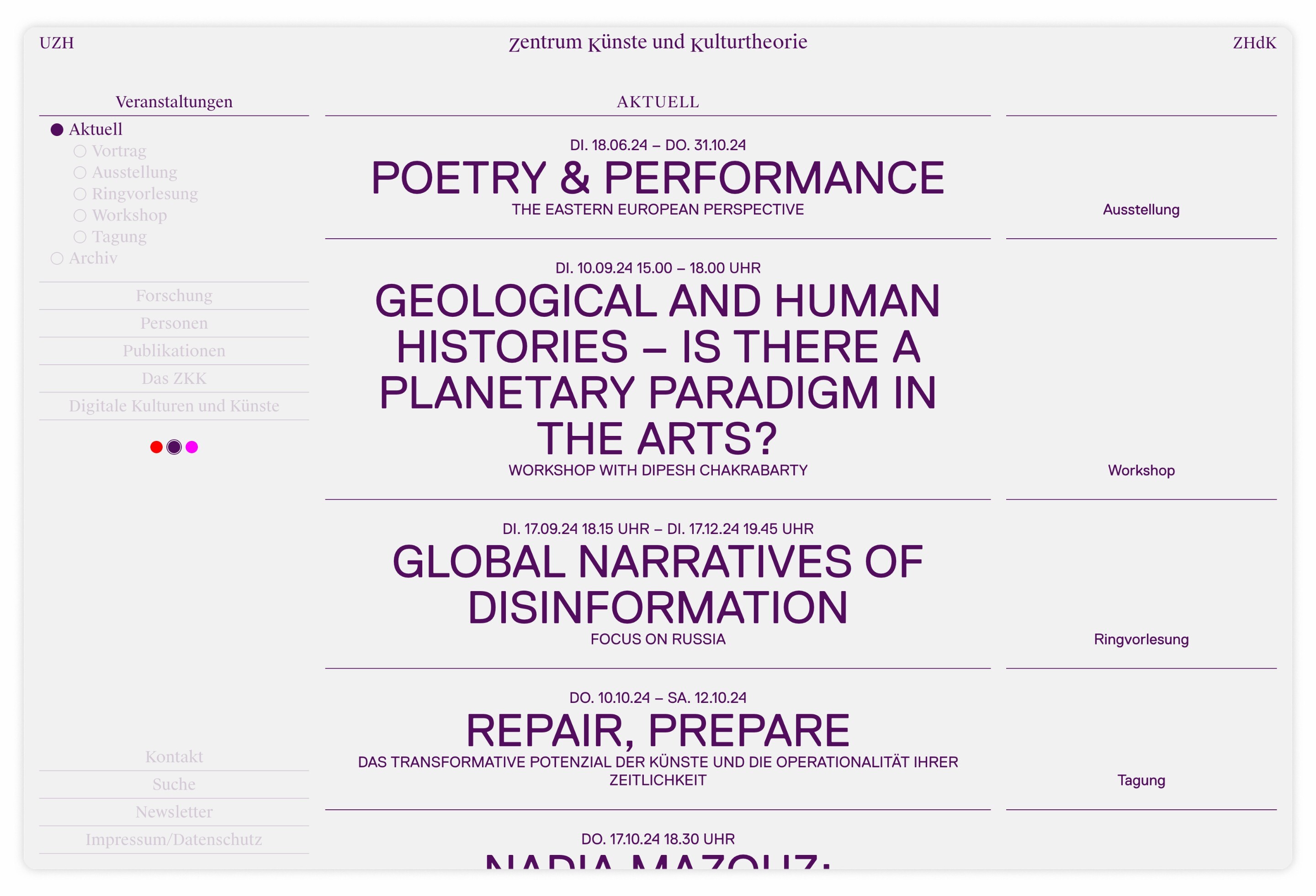 Zentrum Künste und Kulturtheorie