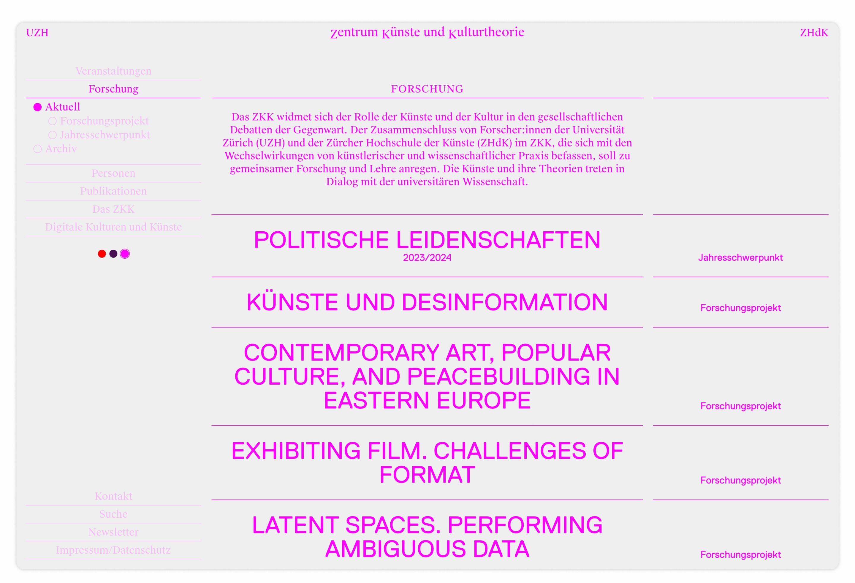 Zentrum Künste und Kulturtheorie