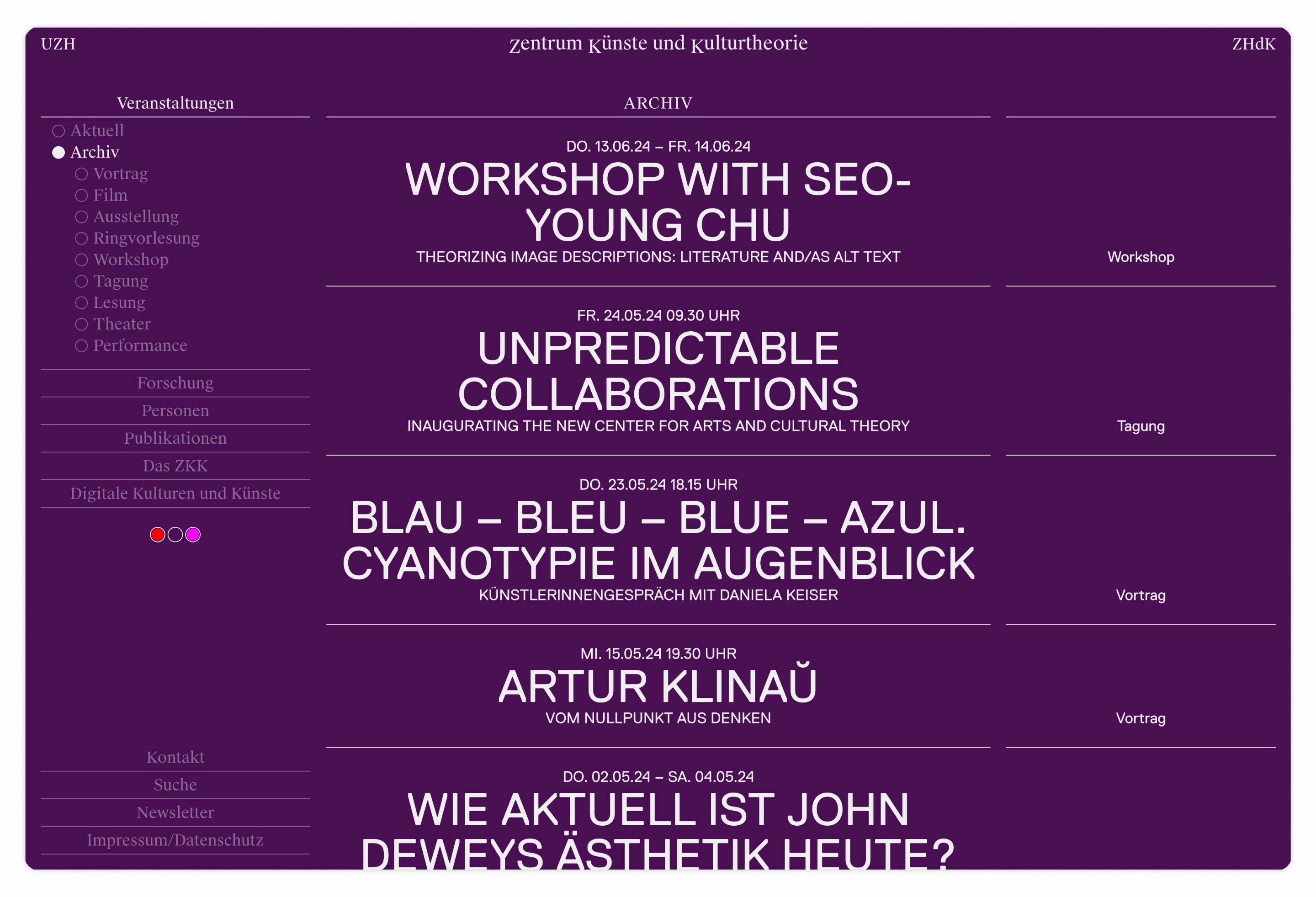 Zentrum Künste und Kulturtheorie