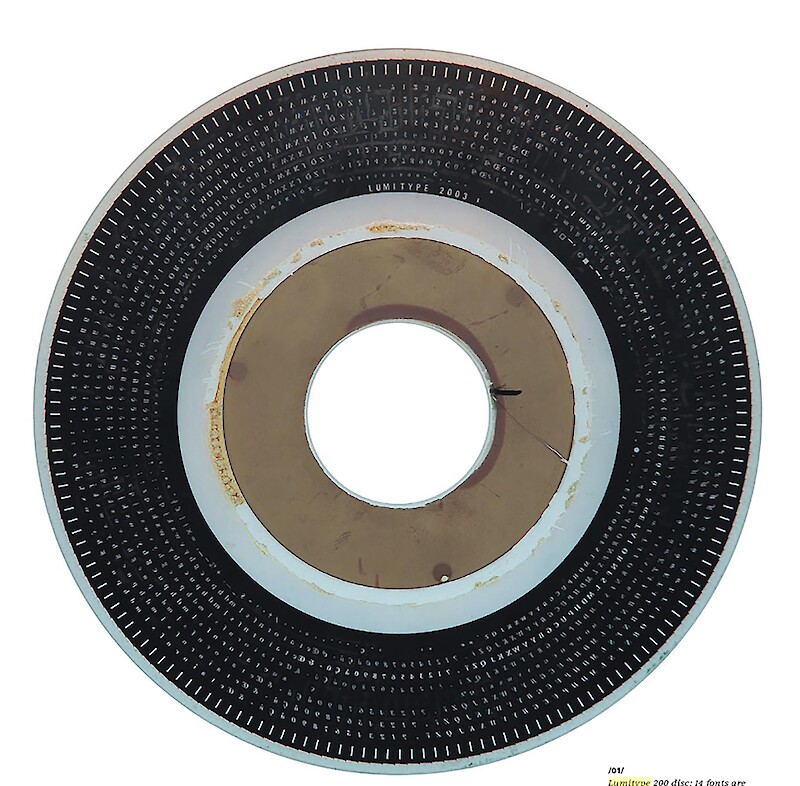 Ill. 2: Lumitype 200 disc. Source: https://www.historyofinformation.com/image.php?id=1964