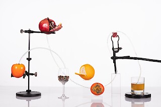 Abb. 3: Praveena Srirathan, «F.T. Marinetti. Rohes Fleisch im Klang der Trompete geschnitten», Grundkurs Fotografie, ZHdK, 2022