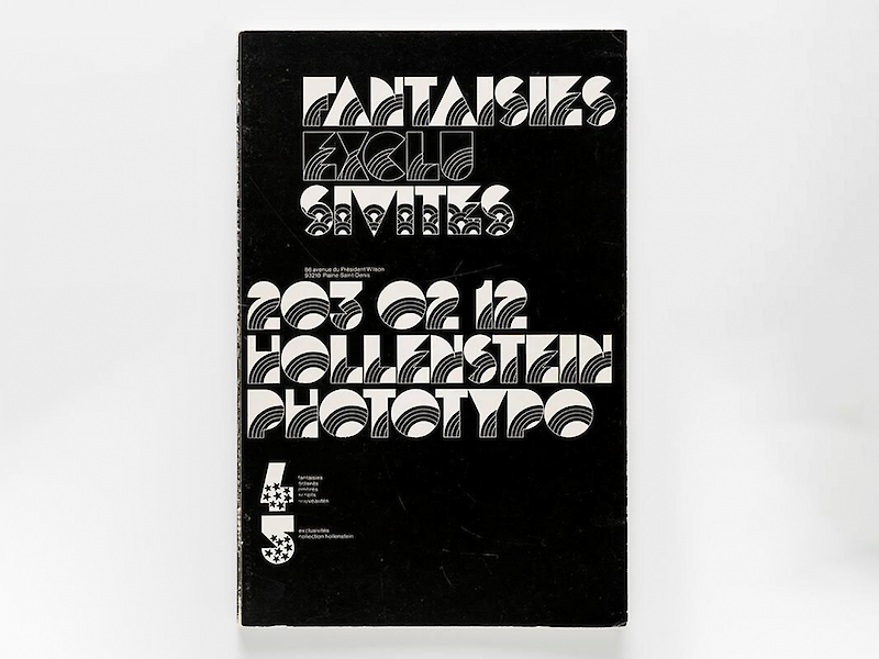 Abb. 2: Katalog Hollenstein Phototypo, 1972. Quelle: Museum für Gestaltung Zürich