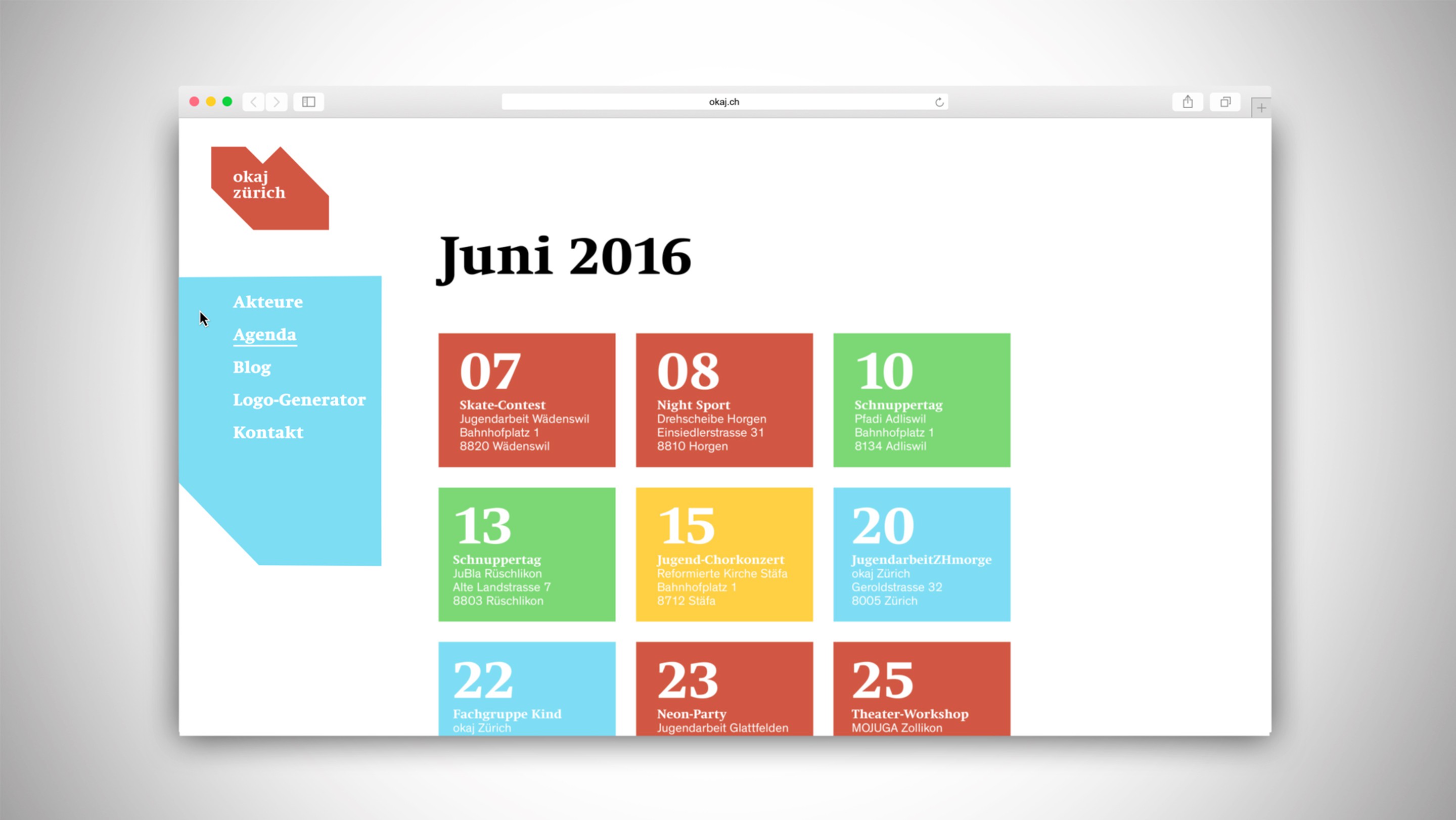 Redesign Okaj Zürich