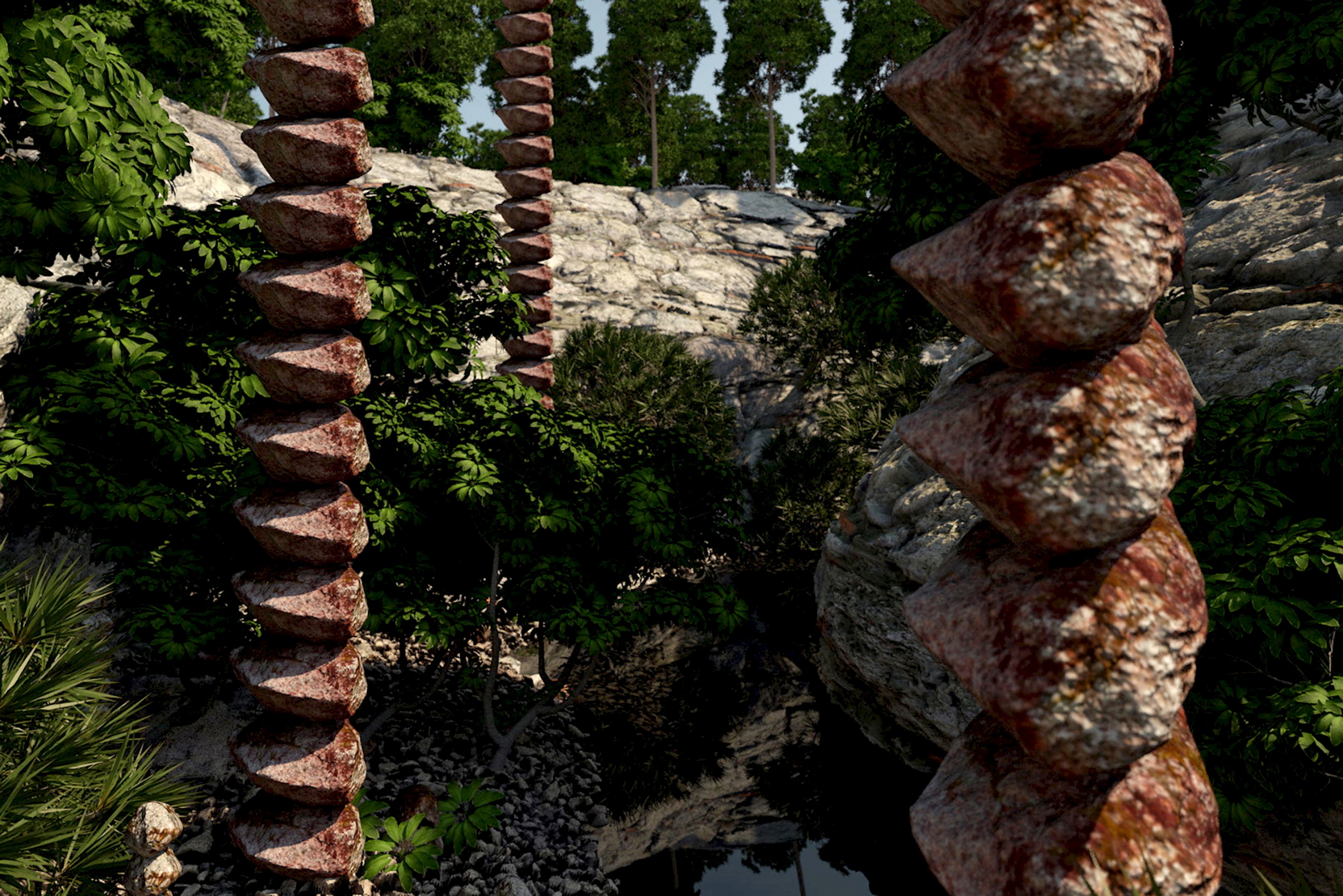 Das warme Blut der Bienen wird in den Mineralflaschen konserviert