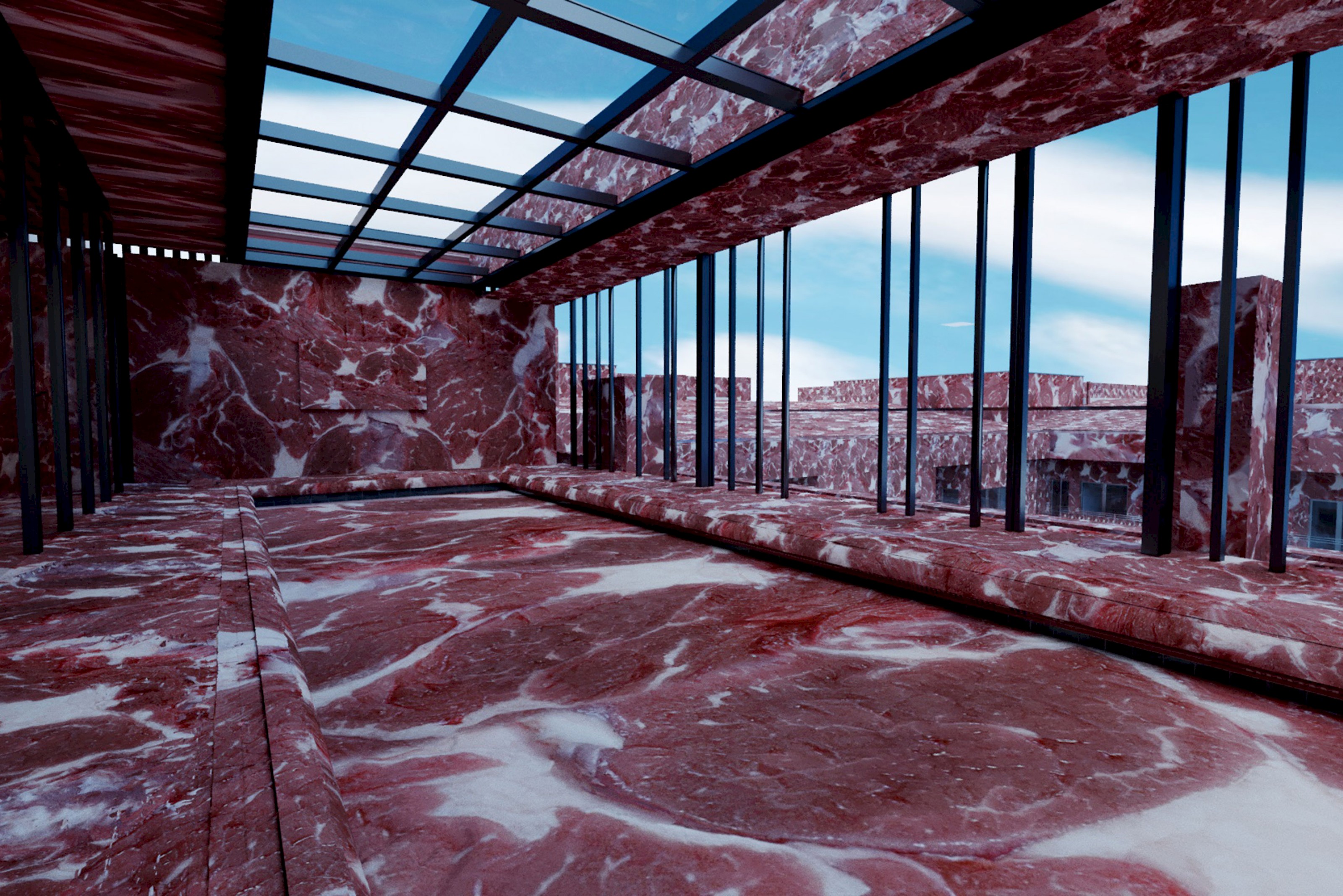 Das warme Blut der Bienen wird in den Mineralflaschen konserviert