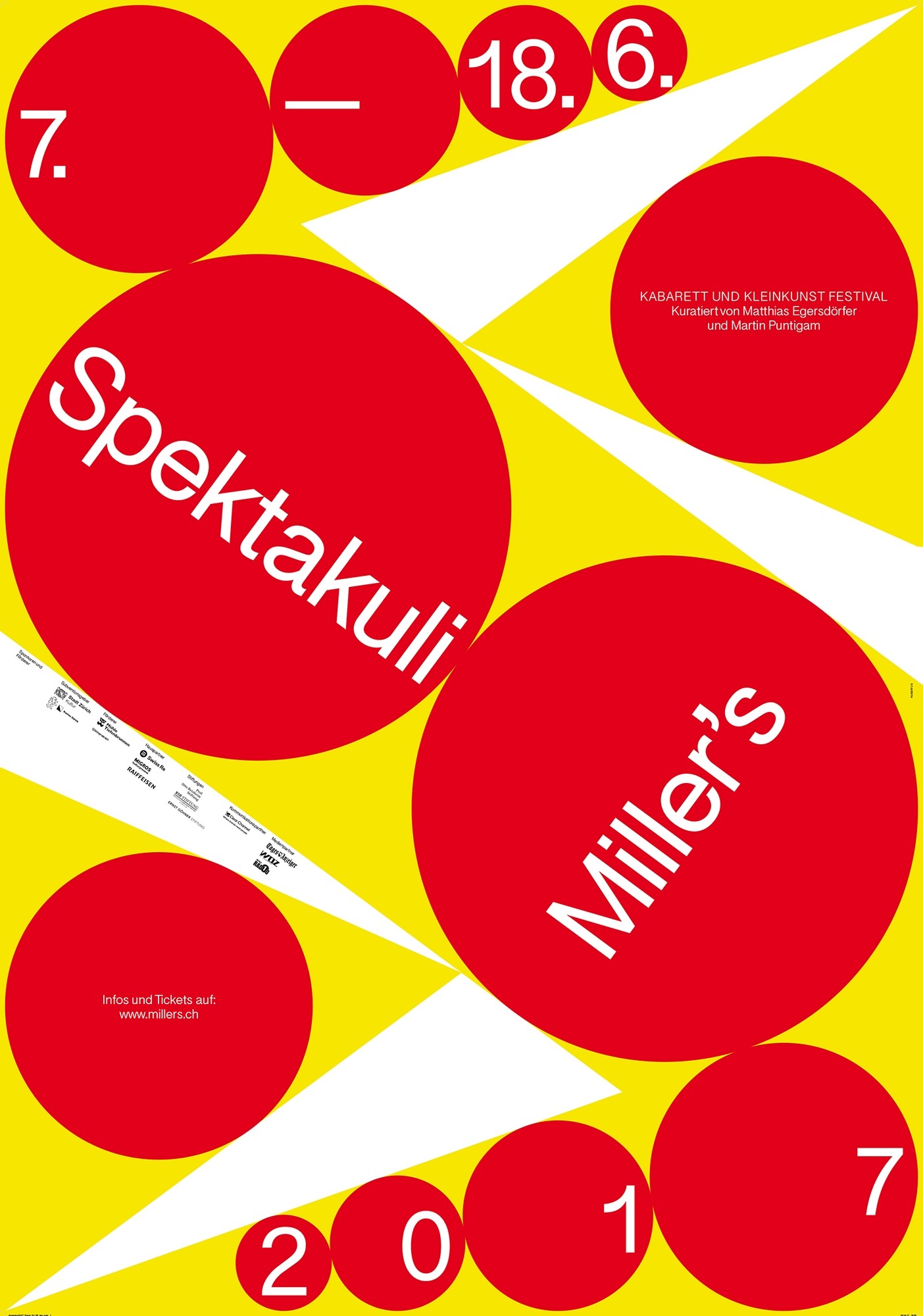 Spektakuli – Hubertus Design: Jonas Voegeli, Kerstin Landis, Hoang Nguyen (Entwurf) Dozent VC, 2017