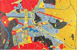Masterplan Ville Nouvelle Melun-Sénart von Rem Koolhaas, OMA, 1987