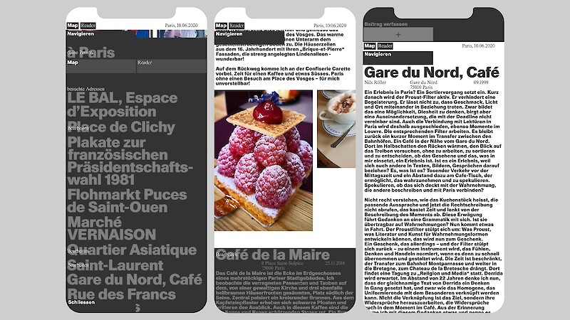 Interaktives Entdecken: digitaler Reiseführer für Paris