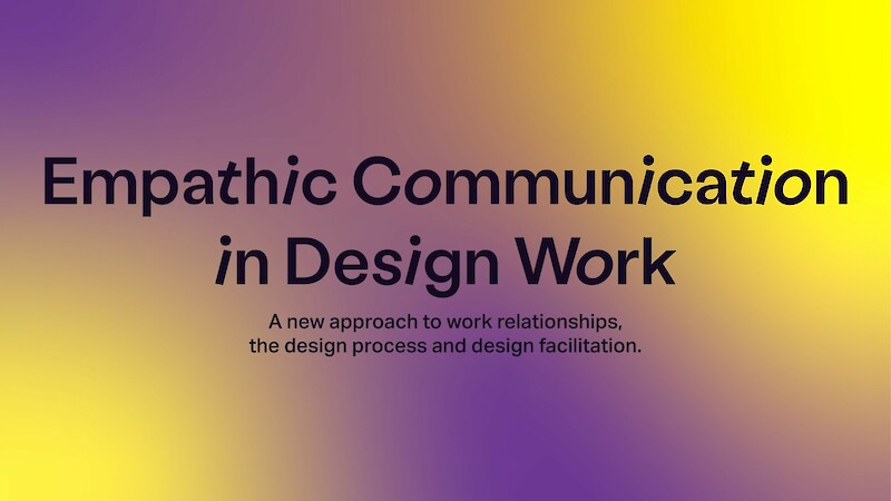 Empathic Communication in Design Work