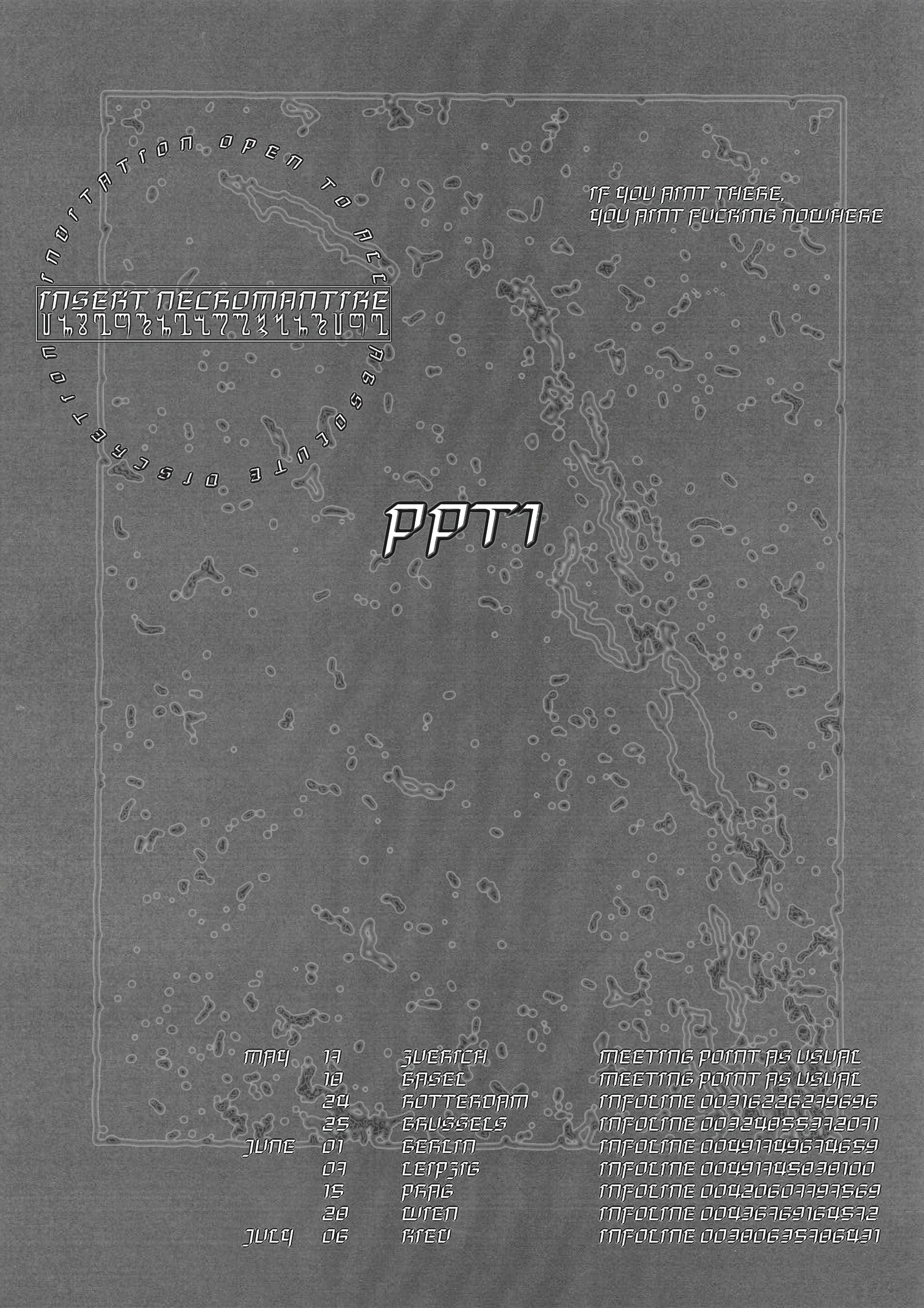 Artist: Insekt Necromantike Track: ppt1 Design: Katharina Shafiei-Nasab, Alix Stria