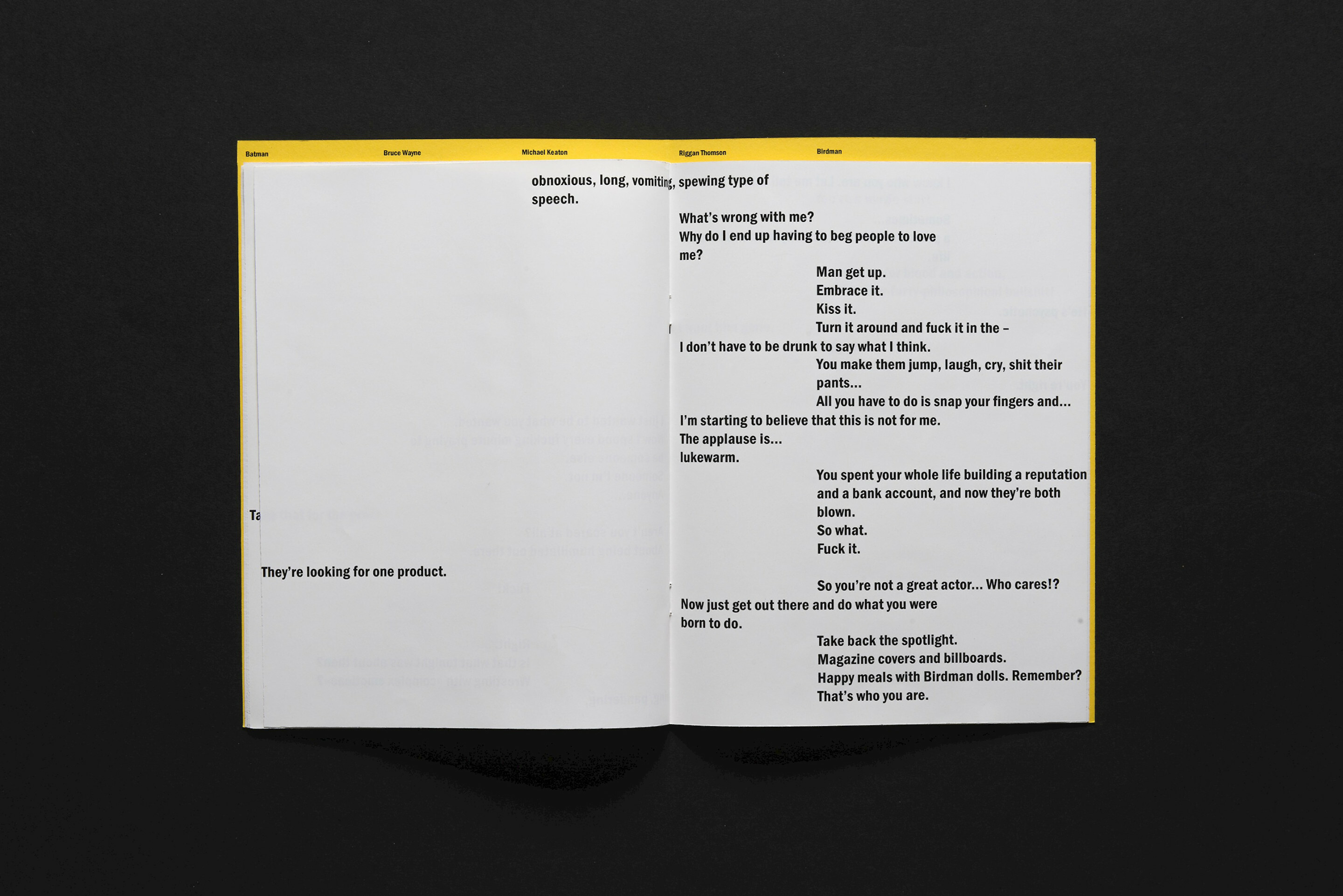 Blow up, zoom out, frame in