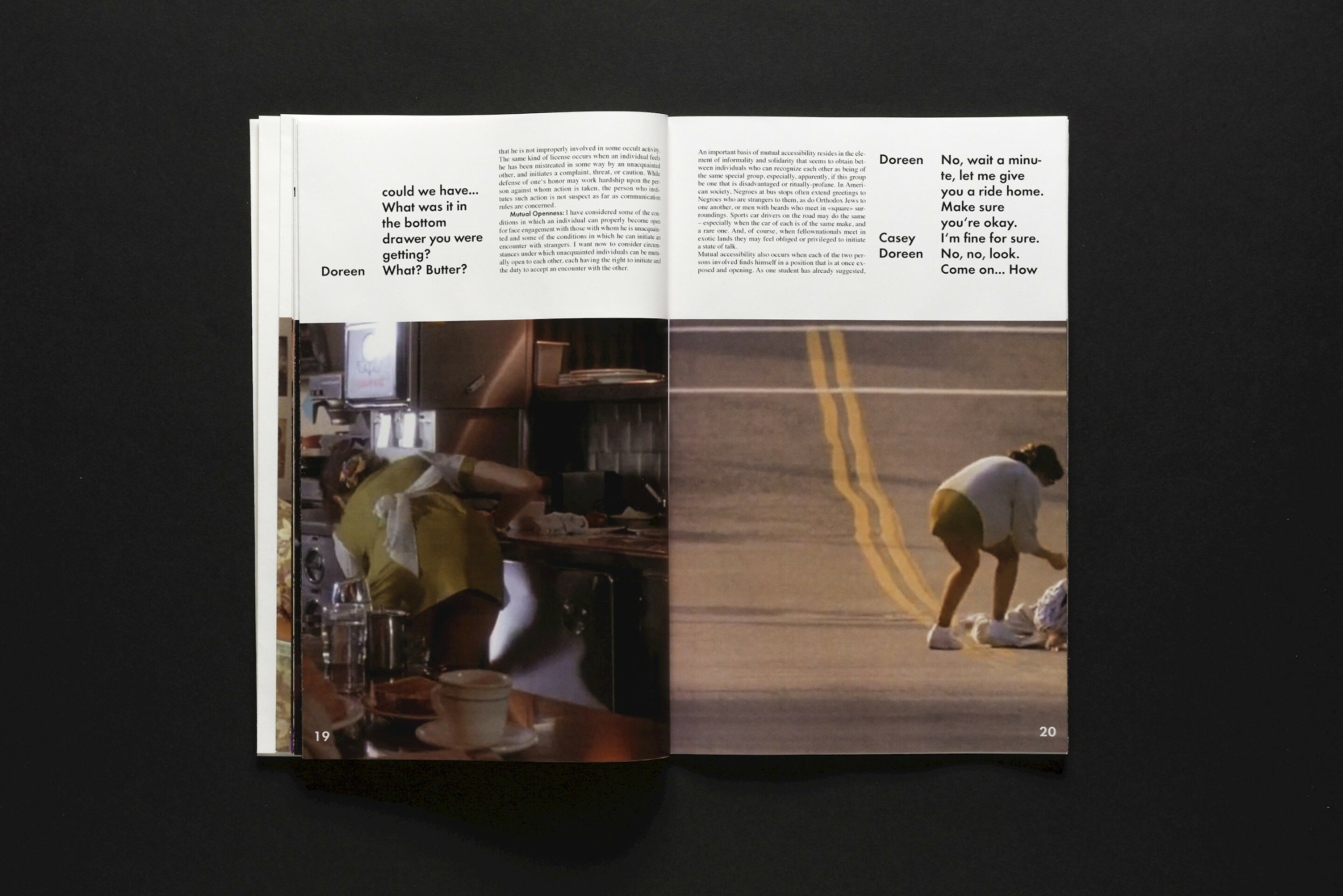 Blow up, zoom out, frame in