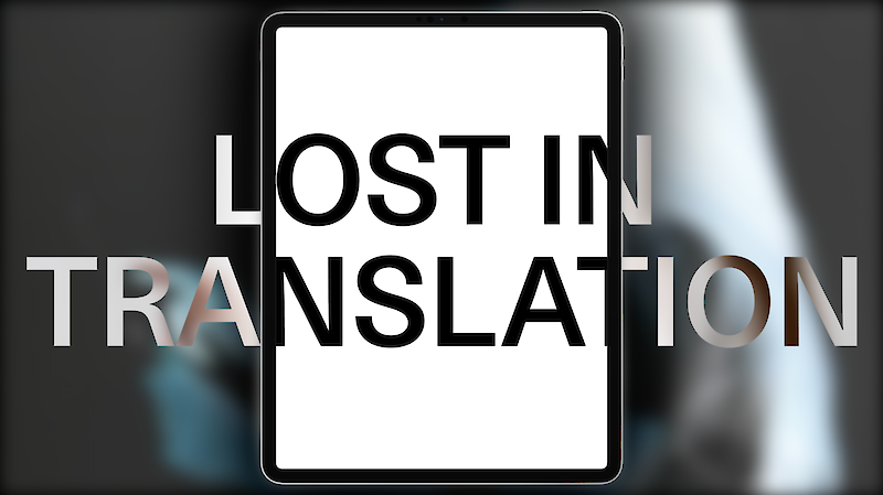 Lost in Translation