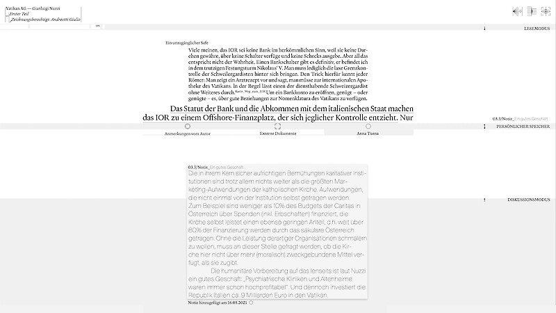 Digital Reading Matter