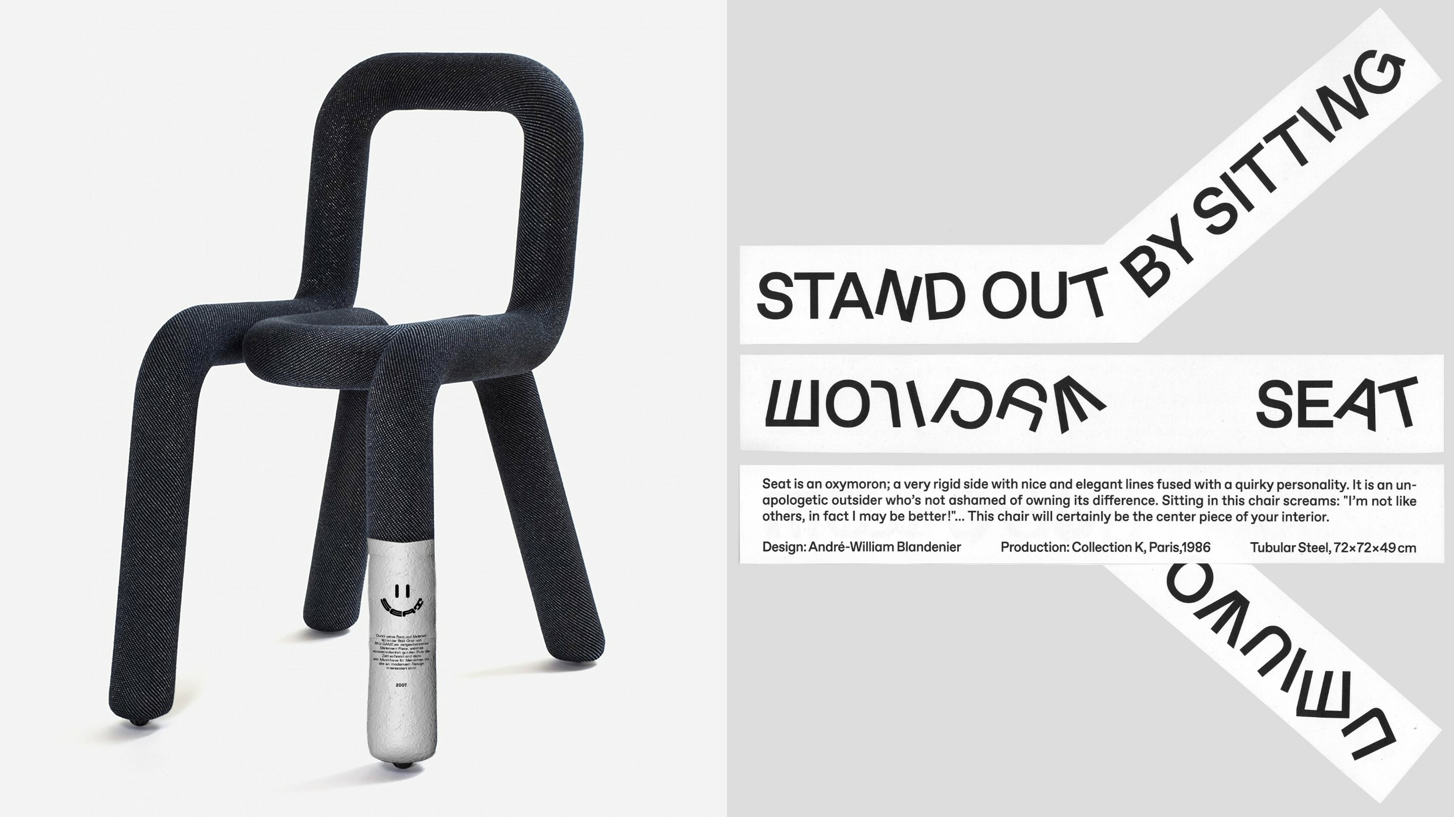 TAKE A SEAT! – Brand Identity Concepts inspired by Chairs