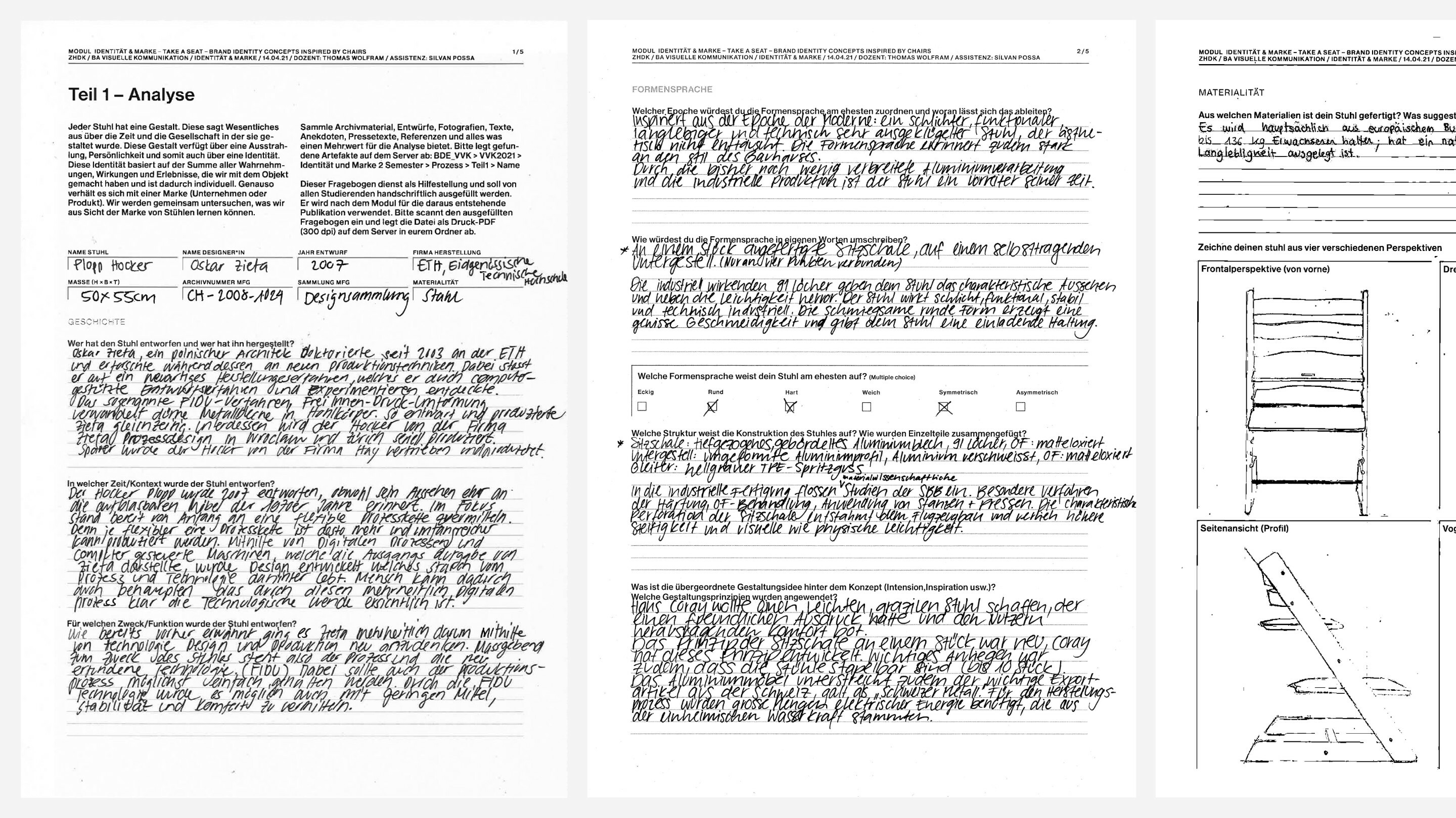 TAKE A SEAT! – Brand Identity Concepts inspired by Chairs