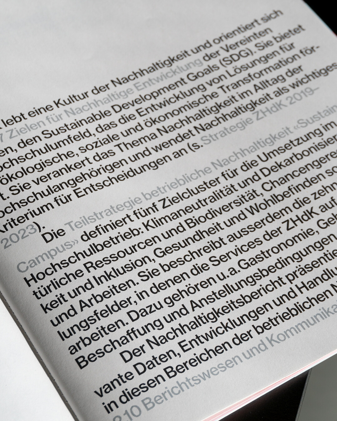 ZHdK-Nachhaltigkeitsberichte